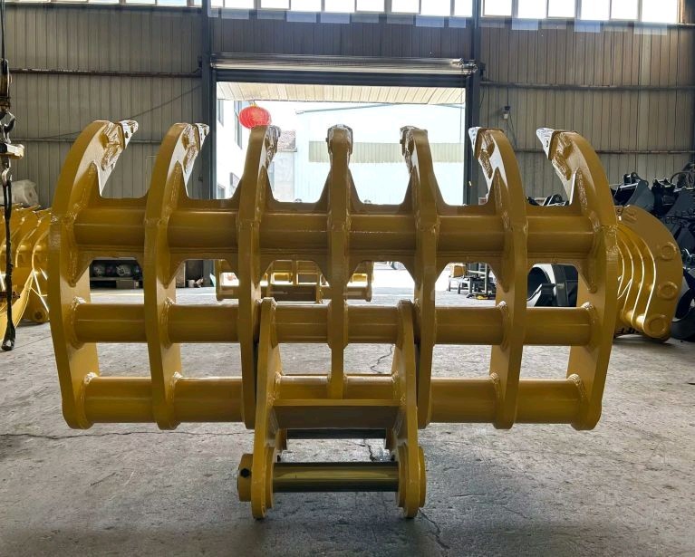 Q355B 45T Mini Excavator Root Rake Construction Machinery Parts