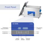 400W Heated 40KHz Ultrasonic Parts Washer 30L Ultrasonic Cleaner