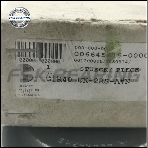 GIR40-UK-2RS-A Rod End M39X3 40*94*28 mm Gcr15 Chrome Steel