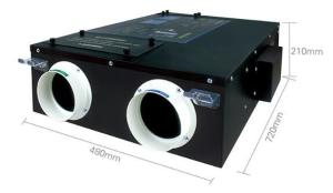 China Air Treatment Equipment Enthalpy 206 CFM Energy Recovery Unit wholesale