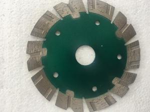 China Green Circular 115mm Diamond Cutting Disc / Diamond Tip Cutting Blade wholesale