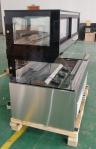 Stainless Steel Bakery Glass Showcase , Display Refrigerated Cabinet For