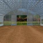 Polycarbonate PC Board Greenhouse High Tunnel Plastic Film Side Ventilation