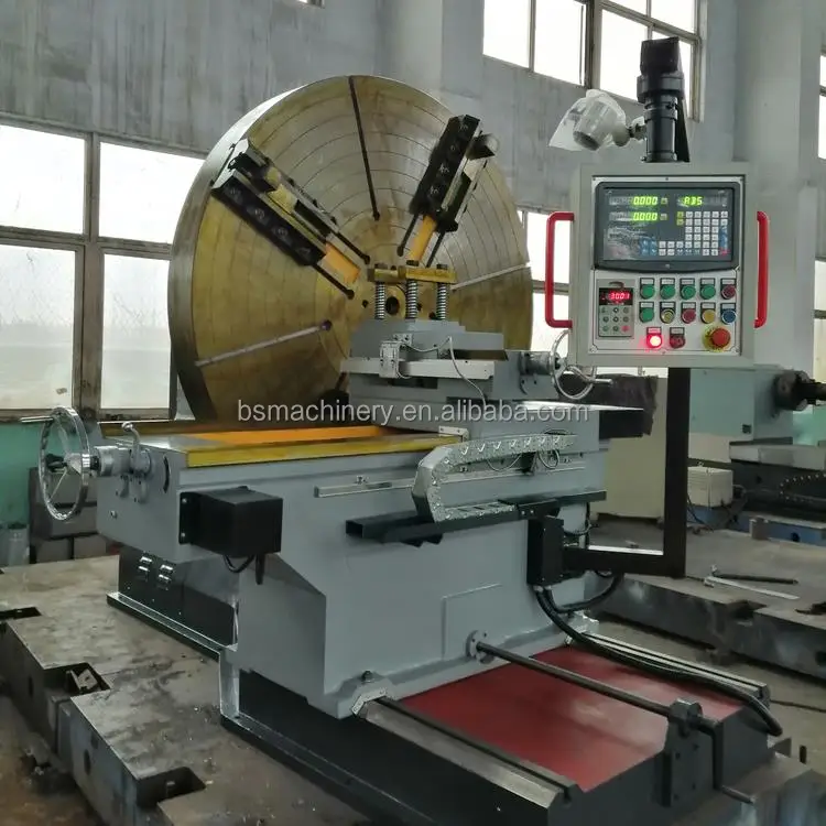 Standard Large Floor Type Lathe For Machining 2500mm Shipyard Propeller