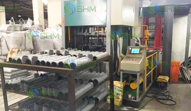 Automatic Paper Sprue Casting Tube Machine For Foundry Riser With Hot Press Equipment