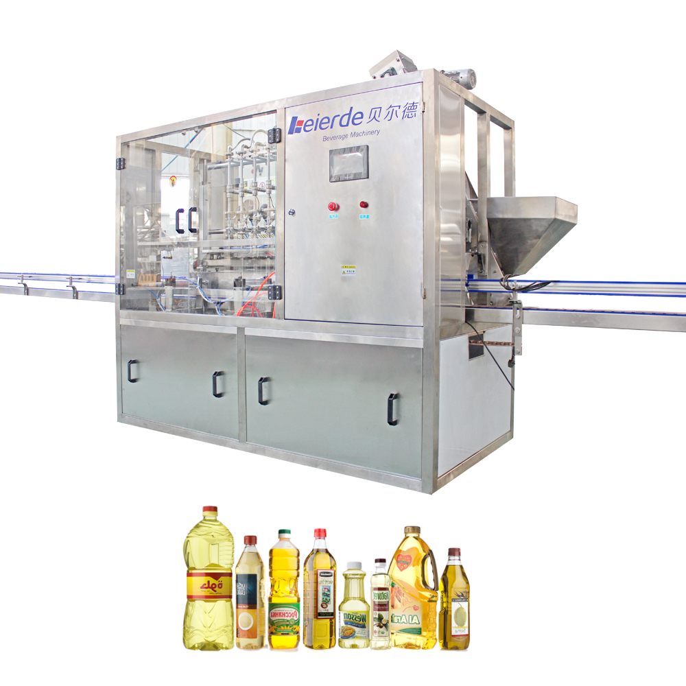 Beverage Production Oil Filling Machine 380V 50Hz Oil Filler Bottle