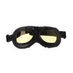 Motorcycle Helmet Soft Goggles Vintage Pilot Biker Glasses Protective Gear Gafas