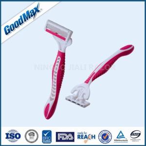 China ISO Approved 4 Blade Disposable Razors , Comfortable Shave Men'S 4 Blade Razor wholesale