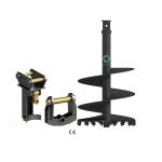 Hydraulic Earth Digging Tool S4 100mm-400mm Dia 65mm Unit Height 585 Mm