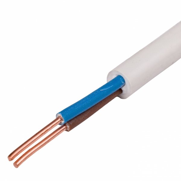 2*1.5mm 2*2.5mm Twin Solid Core Flat PVC Insulated Wire and Cable with CCC Certificate