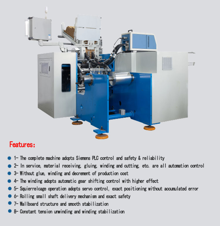 14kw Full Automatic Stretch Film Slitter Rewinder Machine for Case Packaging Solutions