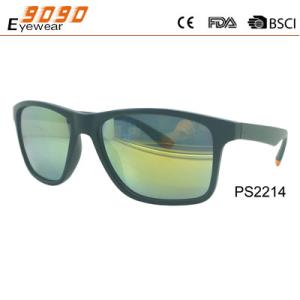 China Cheap promotional gift sun glasses, polarized mirror plastic sunglasses wholesale