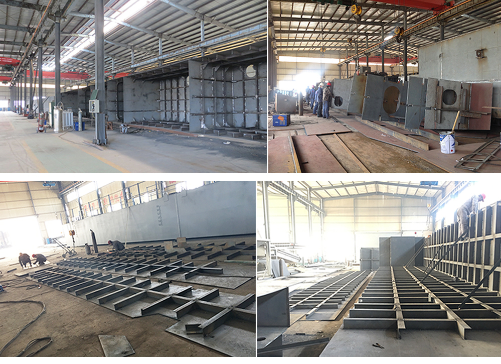 Heavy equipment cutter suction dredger manufacturing facility