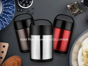 China Recommendable 1.6L metal thermal food Jar safe and healthy outdoor travel food carrier for children wholesale
