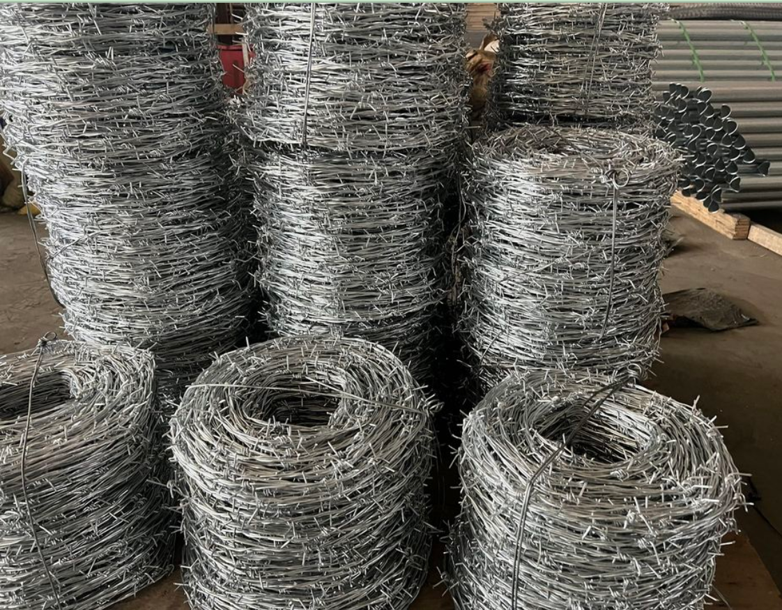 Direct Manufacturer Anti-rust 2.0mm Diameter 100m Long Hot Dipped Galvanized Barbed Wire For Security
