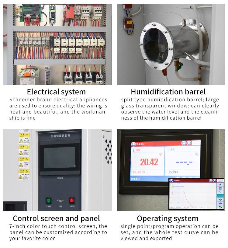 800L Programmable Constant Temperature and Humidity Test Cabinat Test Equipment