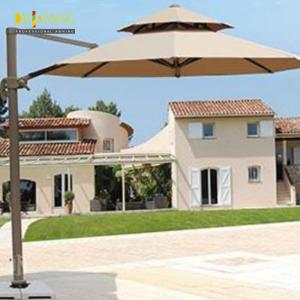 China Polyester Olifen Acrylic Beach Aluminium Umbrellas Outdoor wholesale