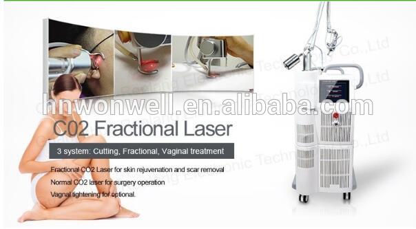 Factory directly fractional co2 laser wart removal machine with ance treatment