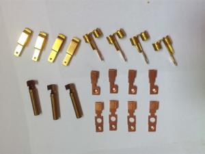 China Customized Metal Stamping Brass , Punching Metal Stamping Dies Copper Contact Parts wholesale