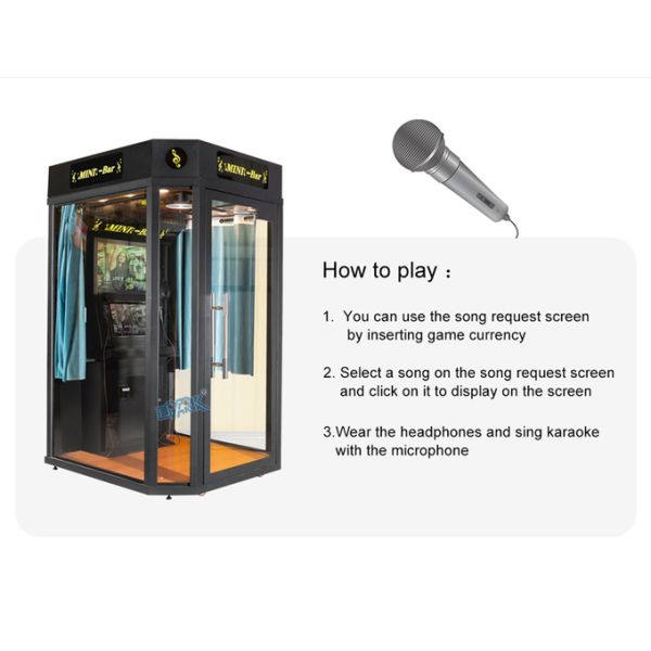 Video Music Digital Coin Operated Electronic KTV Private Room Mini Jukebox Karaoke Music Bar