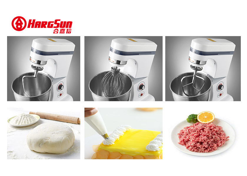 7 Liters Cake Mixer Machine 350W 0.5KG Easy Control 250*410*425mm For House