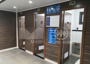 China Convenient Prefabricated Modular Toilets , Q550 Standard Steel Luxury Mobile Toilets wholesale