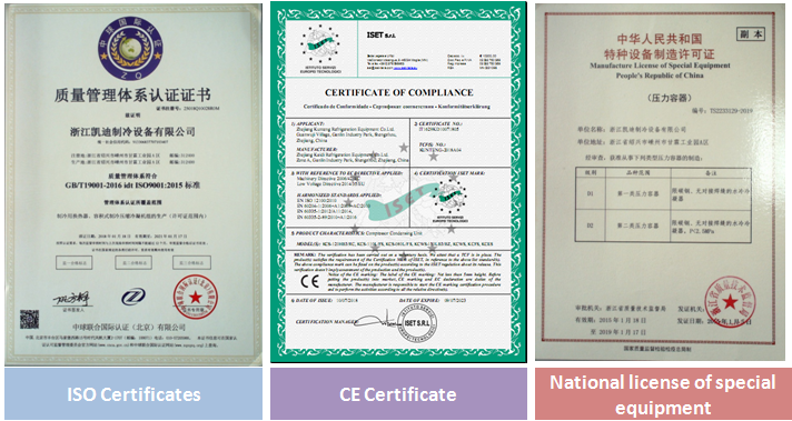 Cold Storage Horizontal Liquid Receiver Standard Refrigeration Receiver