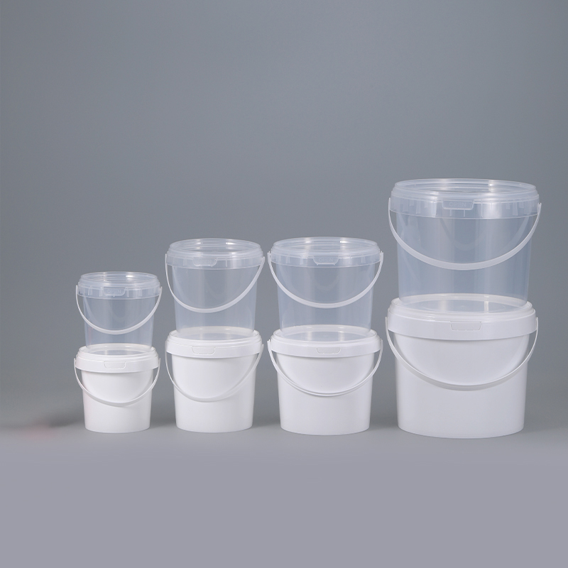 Customized Logo Milk Container for Food Sauces and Ice Cream in Plastic Bucket