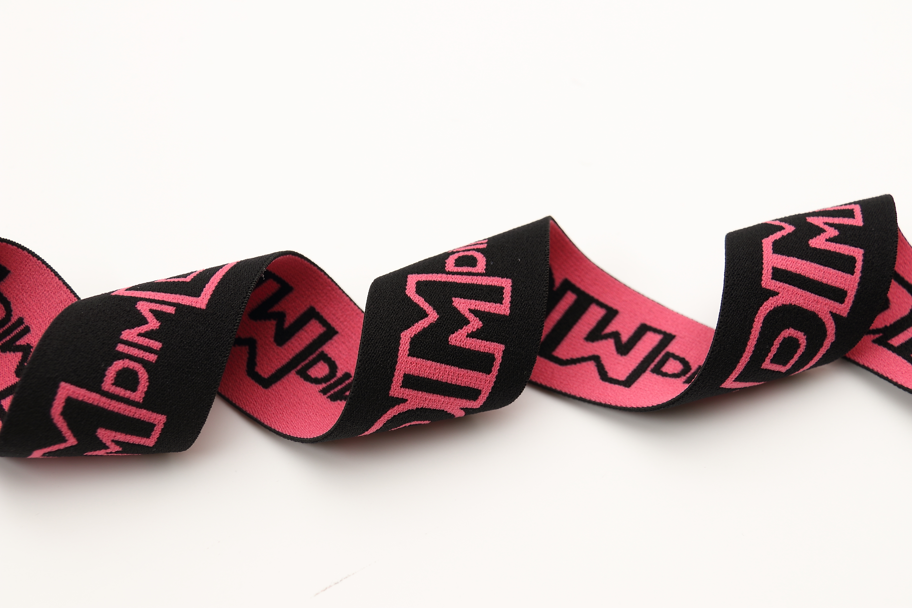 Factory Underwear Waistband Soft Durable Jacquard Ribbon Customized Pattern Color Elastic Band webbing tape