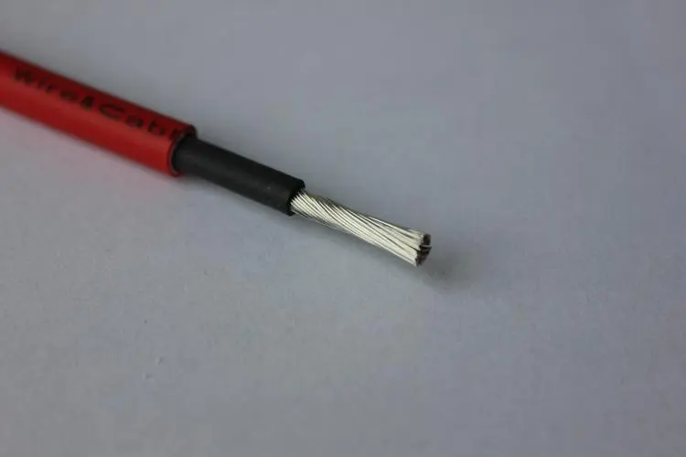 XLPE Insulation 6mm2 H1Z2Z2-K Solar Dc Cable 5 Core For Power Station