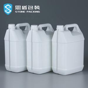 China Durable Environmental 299mm Square Plastic Drum 5L HDPE Bottle 220G wholesale