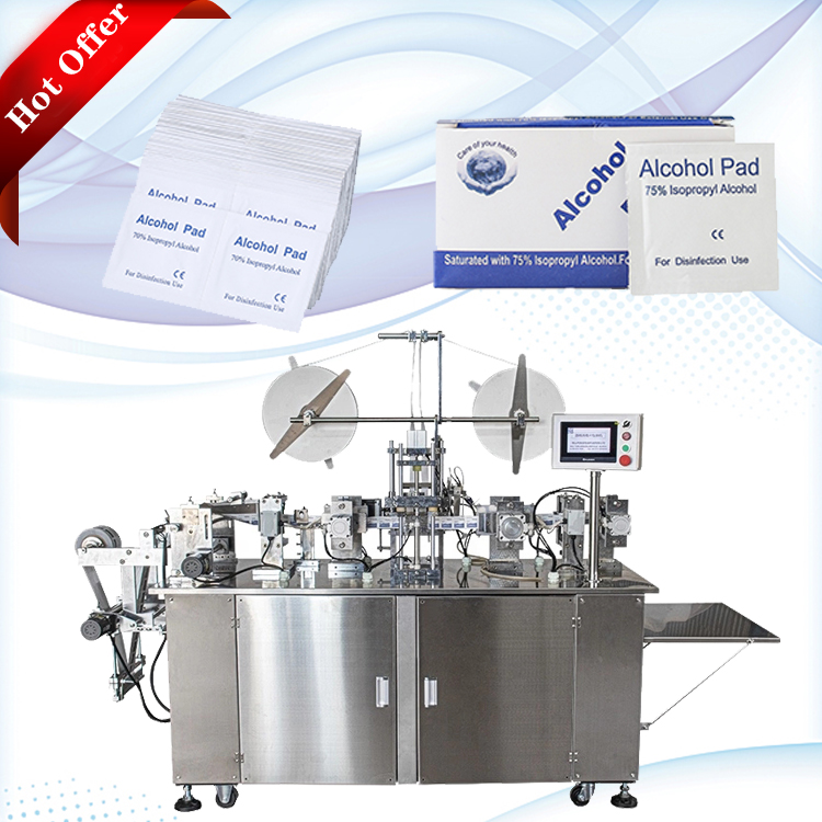 Cotton Buds Alcohol Swab Making Machine 6cm*3cm 40g To 60g