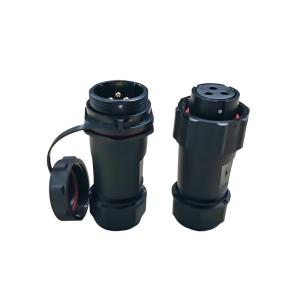 China 12mm Cable IP68 M21 Male Female Connector 12 Pin Nylon66 Molded Assembly wholesale