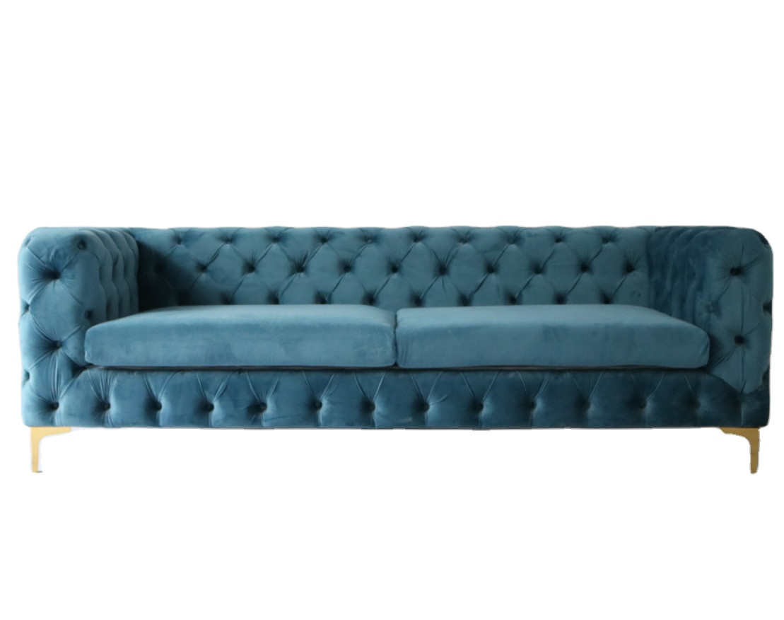 220*85*75cm European Modern Chesterfield Sofa Set