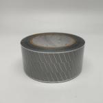 Silver Twill Stripes Reflective Heat Transfer Film Self Adhesive For Clothing