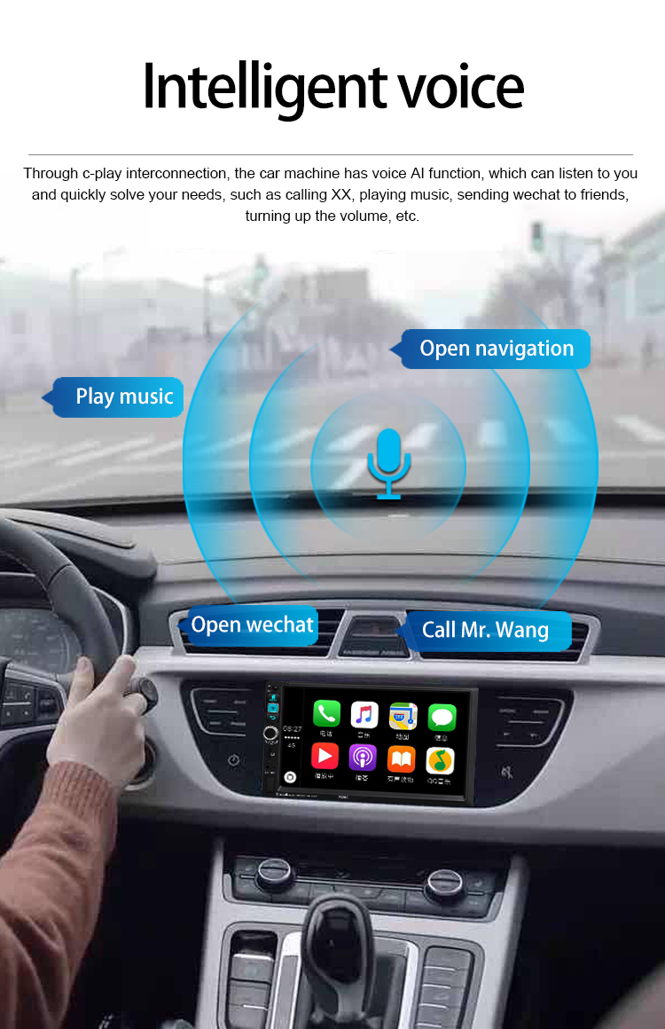 Universal 7 inch 2 Din Android Car Radio GPS Navigation Mirror Link BT FM Car Stereo Auto Electronics Car DVD Player