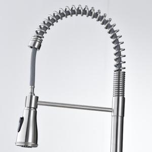 China 360 Degree Swiveling Spring Coil Kitchen Faucet CUPC Ceramic Cartridge Water Tap wholesale