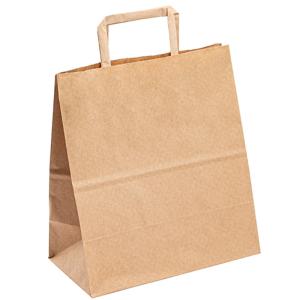 China Twist Rope Handle Eco Friendly Brown Paper Bags For Gift Shopping wholesale