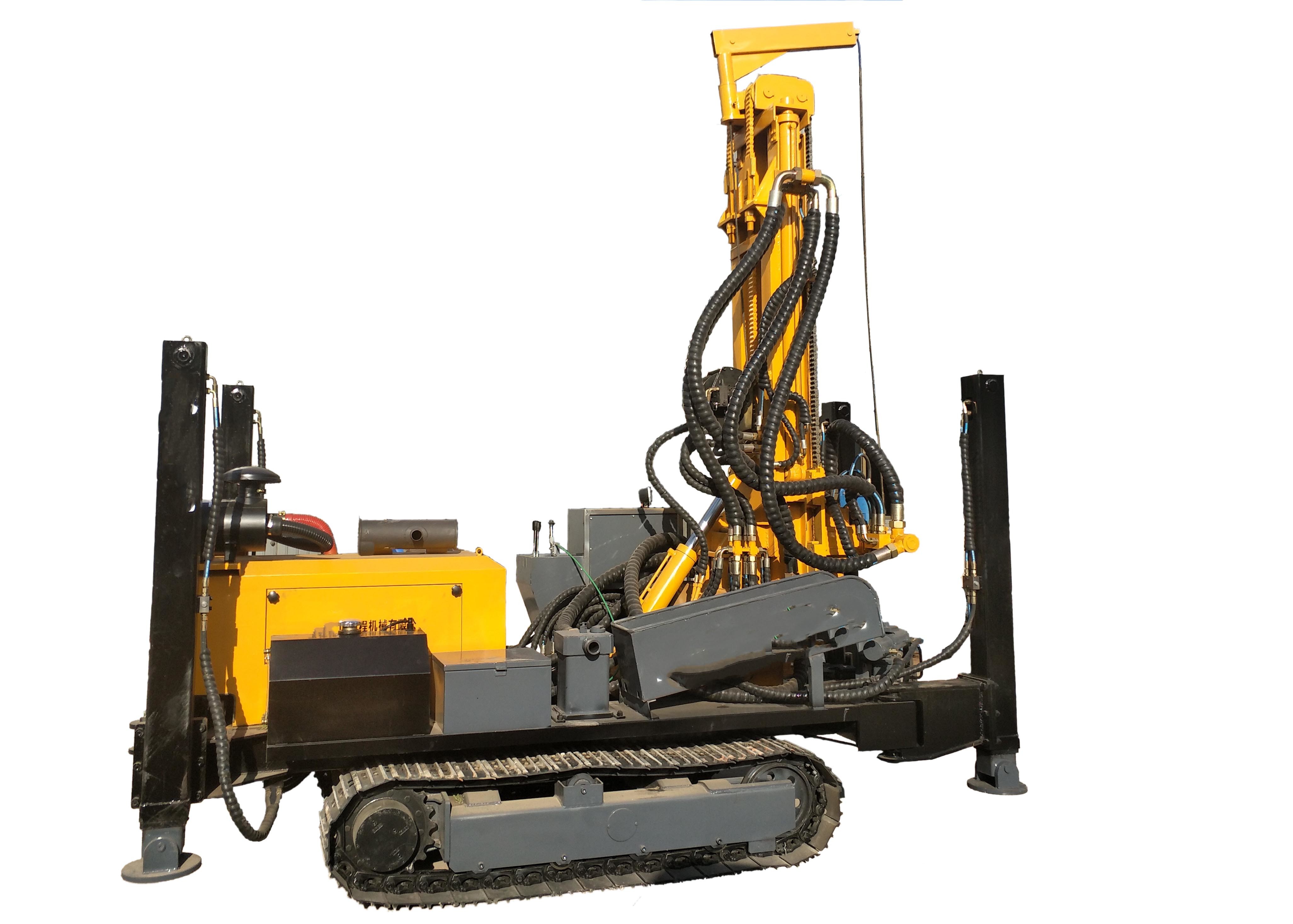 Rubber Track 400M 10T Crawler Mounted Drill Rig