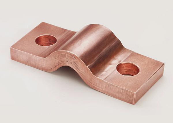Bare Copper Wire 99.99% Flexible Copper Busbar Connection , Laminated Copper