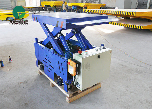 Manually-Automatically Guided Vehicle Trackless Motorized Transfer Trolley For Material Handling