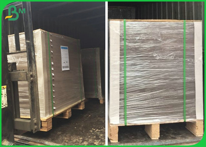 C1S Duplex Board Carton White Surface Brown Color Back 250gsm 300gsm Rolls