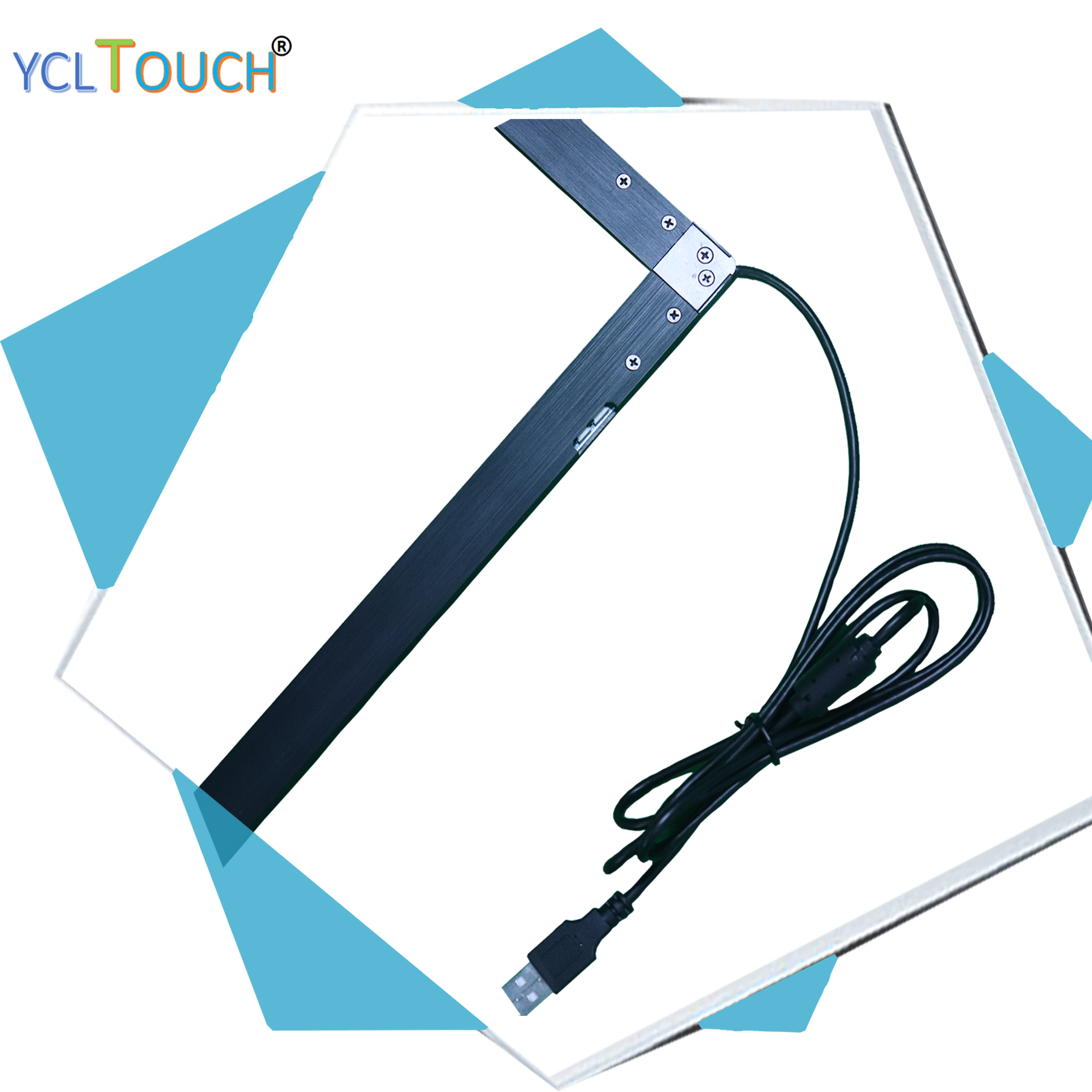 2.5mm Point 32 Inch IR Touch Panel 8ms PC Multi Touch Overlay Kit