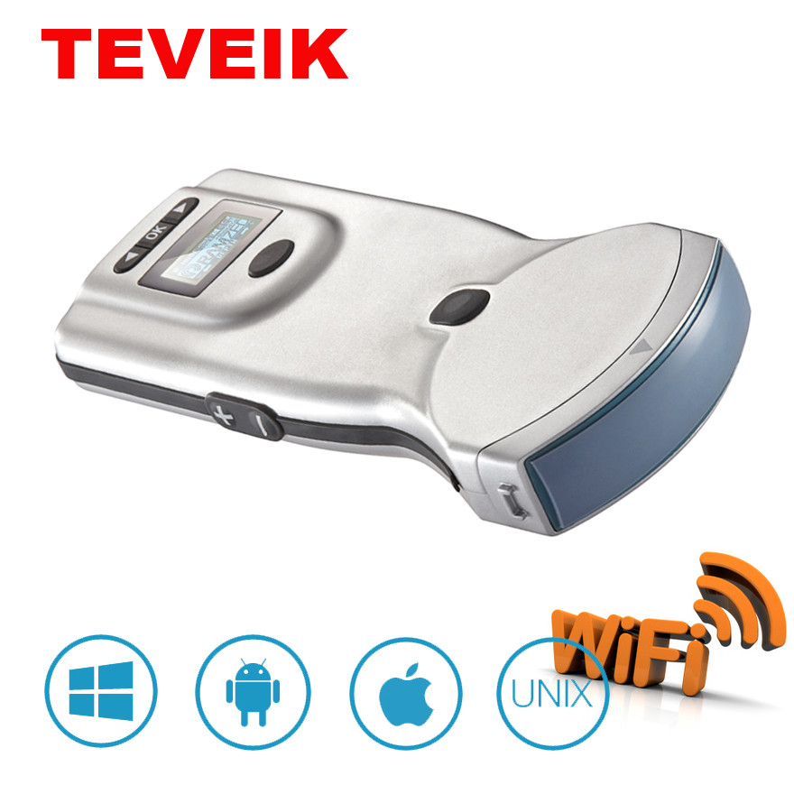 Factory Price Portable 80 Elements Wifi Color Ultrasound Probe Scanner For IOS Android Mobile Device