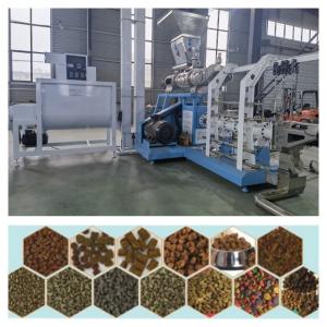 China 1-12mm Stainless Steel Floating Fish Feed Production Line Main Motor Power 5.5-132kw wholesale