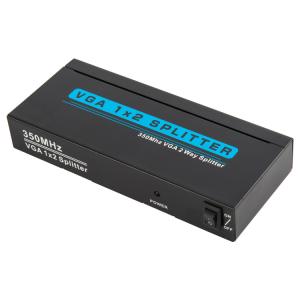 China 1x2 2560x1440 350MHz VGA Signal Splitter wholesale