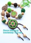 nursing necklace, Teething necklace, Breastfeeding Necklace