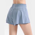 Oem Factory Manufacturer Custom Logo High-Waist Loose Shorts Women Breathable