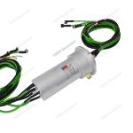 Integrate Pneumatic hydraulic rotary union slip ring with profinet signal
