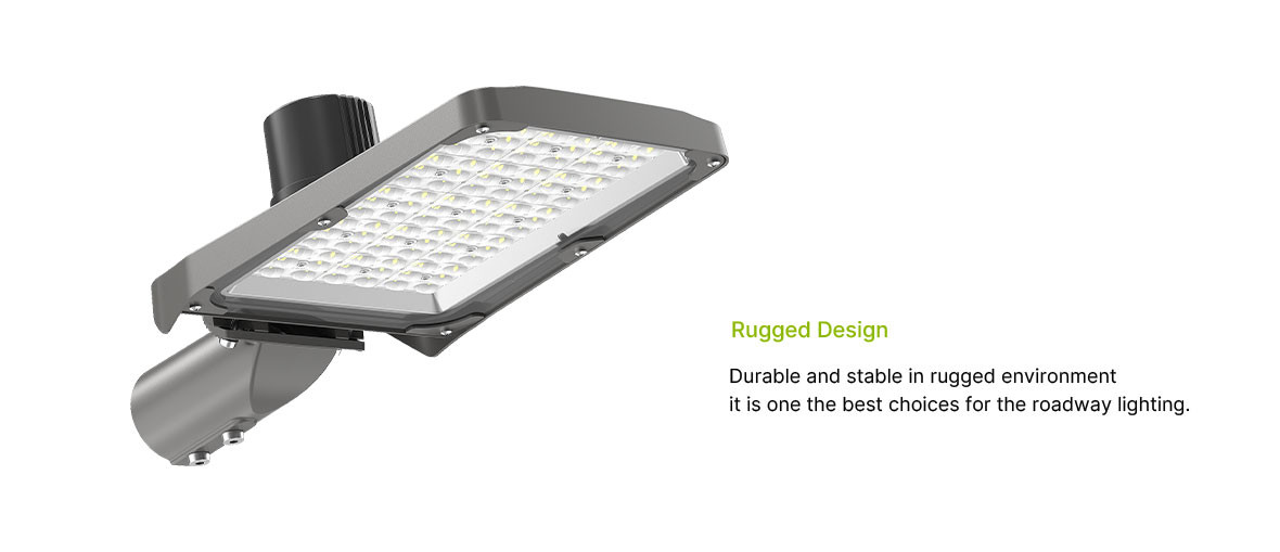 Daylight Sensor LED Parking Lot Light with T2 Beam Angle and 6KV Surge Protection